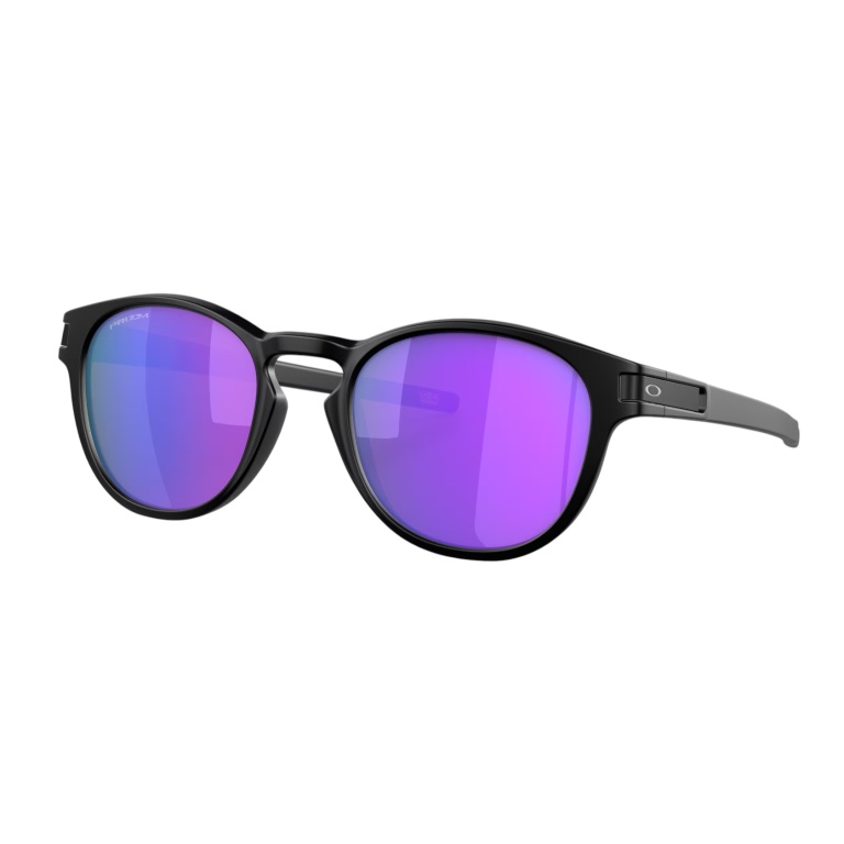Oakley Latch Sunglasses (Lens Colour: Prizm Violet) matte black - 1 pair of glasses